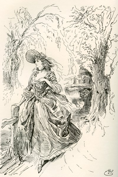 Miss Haredale door Harry Furniss