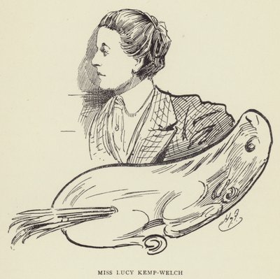 Miss Lucy Kemp-Welch door Harry Furniss