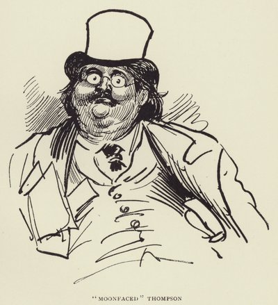 Moonfaced Thompson door Harry Furniss