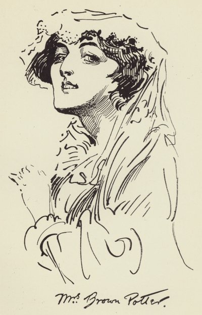 Mevrouw Brown Potter door Harry Furniss