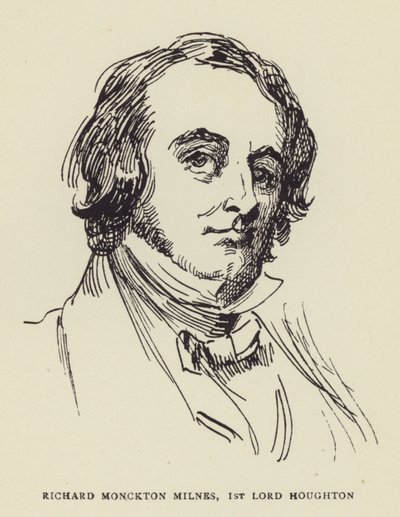 Richard Monckton Milnes, 1e Lord Houghton door Harry Furniss