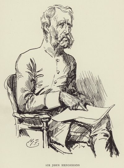 Sir John Henderson door Harry Furniss