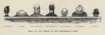 Enkele hoofden van de regering door Harry Furniss