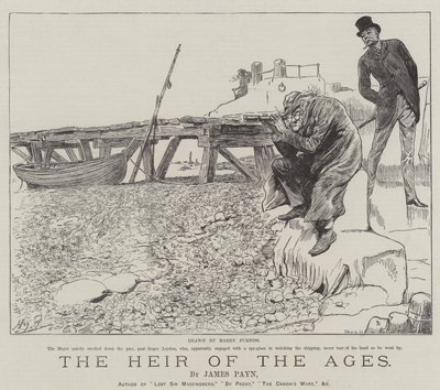 De erfgenaam der eeuwen, door James Payn door Harry Furniss