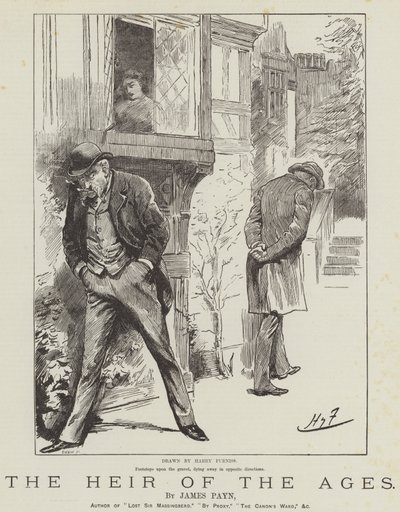 De erfgenaam van de eeuwen, door James Payn door Harry Furniss