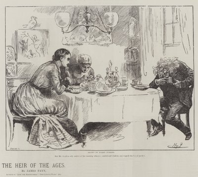 De erfgenaam van de eeuwen, door James Payn door Harry Furniss