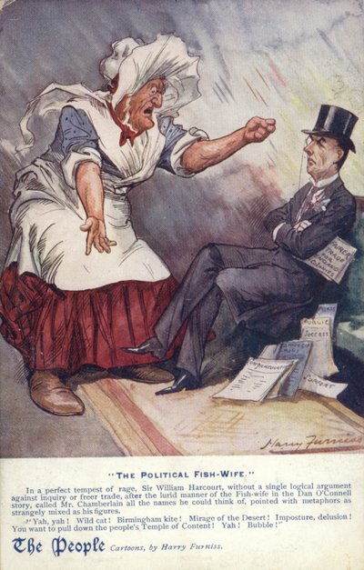 De politieke visvrouw door Harry Furniss