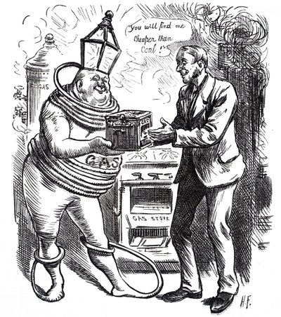 De goedkope kosten van gas. door Harry Furniss