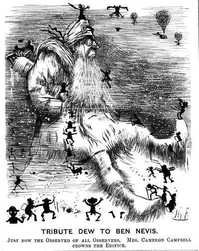 Hulde aan Ben Nevis, 1883 door Harry Furniss