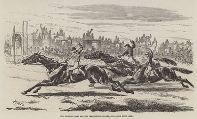 De Beslissende Heat voor de Cesarewitch Stakes, 1857 door Harry Hall