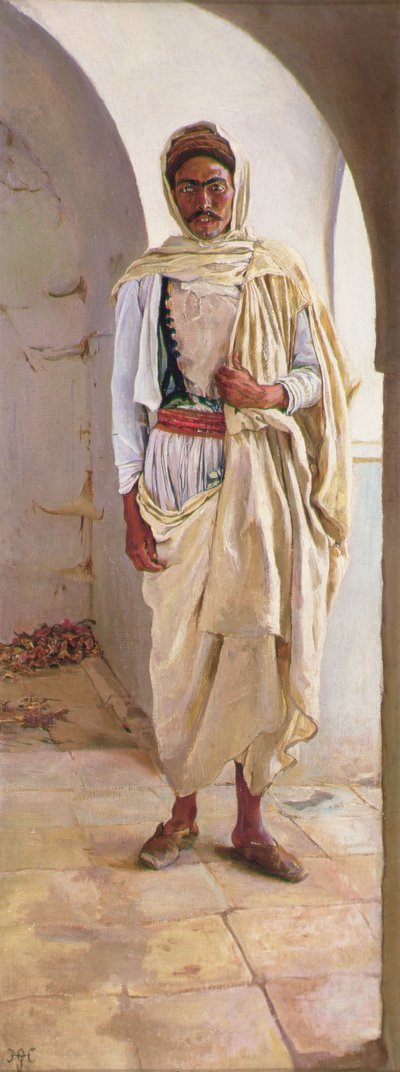 Een Berber uit Zuid-Tunis, c.1898 door Harry Hamilton Johnston