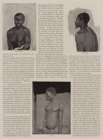 Mensen van Brits Centraal-Afrika door Harry Hamilton Johnston