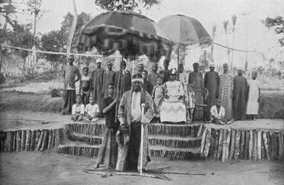 John Boko Cobham, een koning van Oud Calabar Zuid-Nigeria, 1912 door Harry Johnston