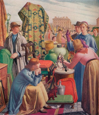 Caledonian Market, 1936 door Harry Morley