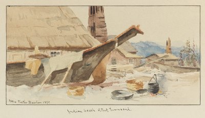 Indiase strand bij Port Townsend door Hattie Foster Beecher