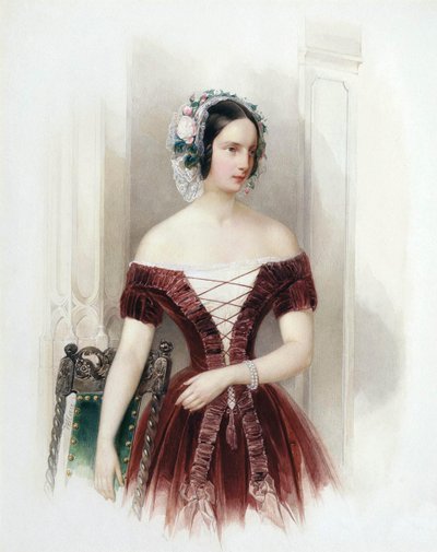Grootvorstin Alexandra Nikolaevna van Rusland, 1825-1844, ca. 1840 door Hau