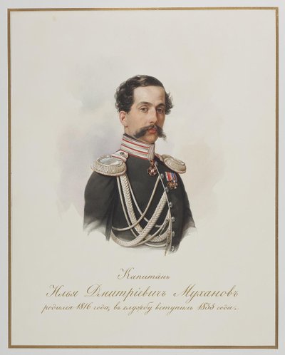 Ilya Dmitrievich Mukhanov 1815-1893 door Hau