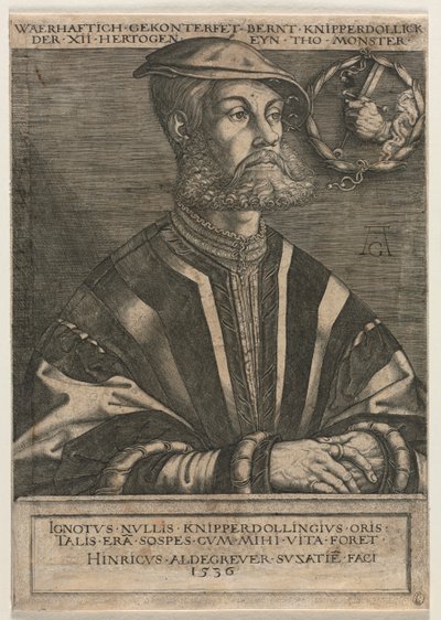 Bernt Knipperdolling door Heinrich Aldegrever