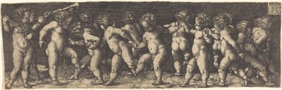 Dansende kinderen door Heinrich Aldegrever