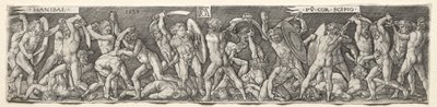 Hannibal Vecht tegen Scipio door Heinrich Aldegrever