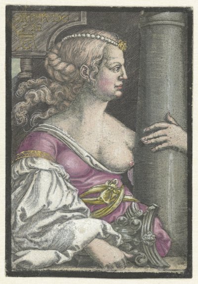Kracht door Heinrich Aldegrever