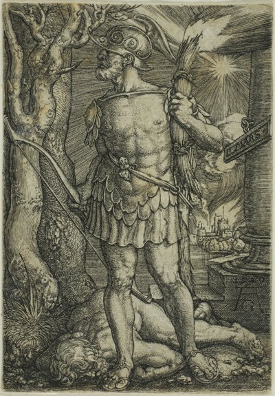 Mars door Heinrich Aldegrever