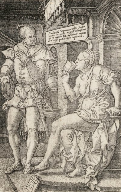 Sophonisbe door Heinrich Aldegrever
