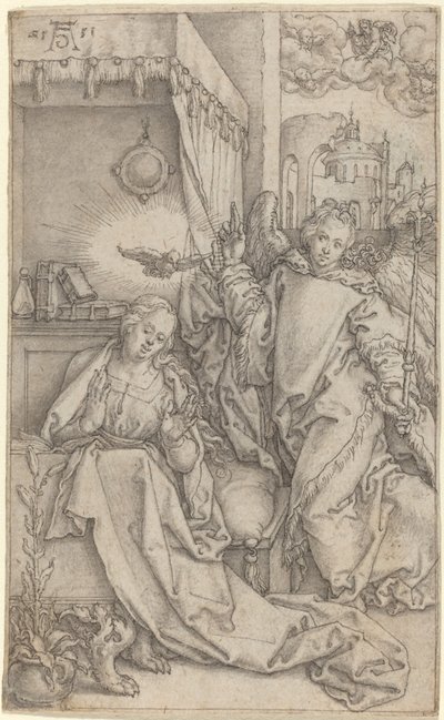 De annunciatie door Heinrich Aldegrever