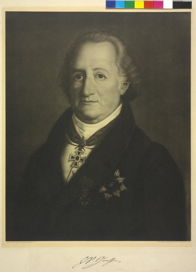 Johann Wolfgang von Goethe door Heinrich Christoph Kolbe