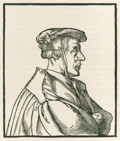 Heinrich Cornelius Agrippa von Nettesheim titelpagina gravure uit De occulta philosophia libri tres door Heinrich Cornelius Agrippa von Nettesheim
