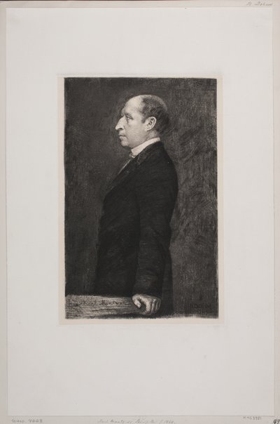 Karl Mantzius door Heinrich Dohm