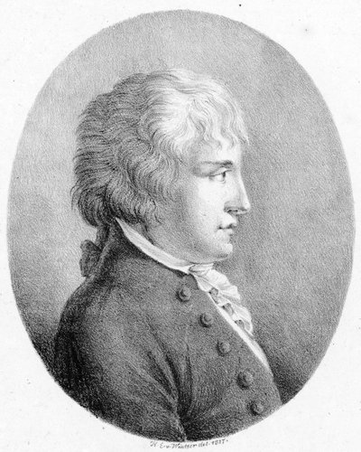 Afgebeelde persoon: Giovanni Battista Pergolesi door Heinrich Eduard Winter