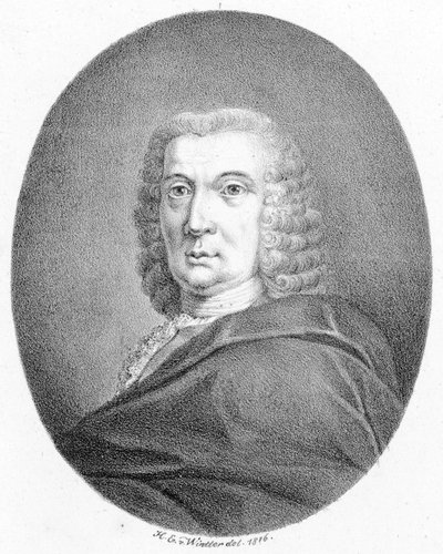 Afgebeelde persoon:  Giovanni Porta door Heinrich Eduard Winter