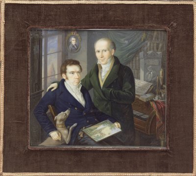 Joseph en Karl August von Klein, ca. 1810-15 door Heinrich Franz Schalck