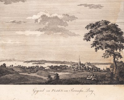 Omgeving van Plön door Heinrich Grosch