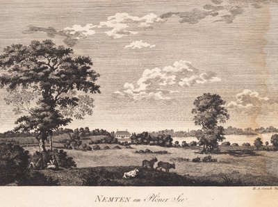 Nemten aan de Plöner See door Heinrich Grosch