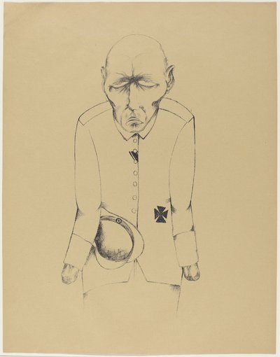De Werkloze Man door Heinrich Hoerle
