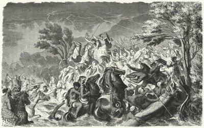 Slag bij de Crimissus, 339 v.Chr. door Heinrich Leutemann