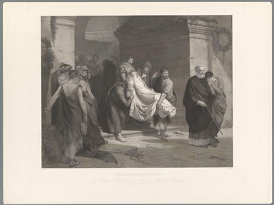 Christelijke martelaars worden weggedragen door Heinrich Nuesser