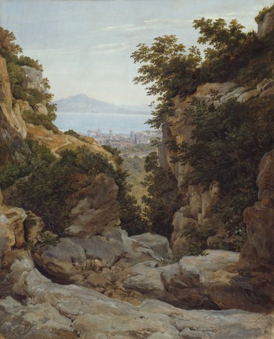 Italiaans landschap door Heinrich Reinhold