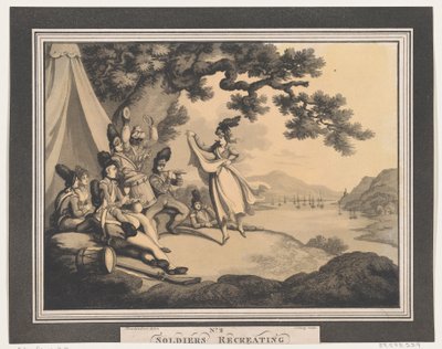 Soldaten Recreëren, 1 april 1798 door Heinrich Schutz