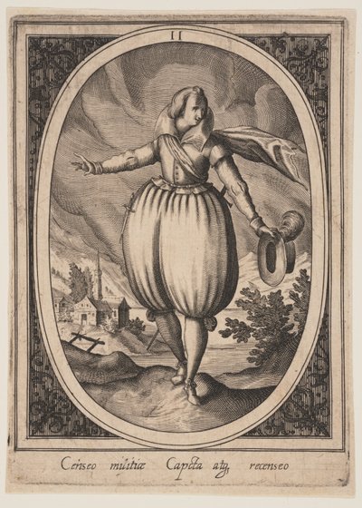 Plaat 11 uit Militaire figuren door Heinrich Ulrich