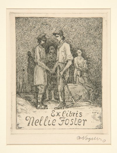 Boekplaten door Heinrich Vogeler