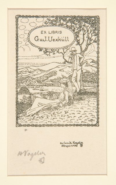 Boekplaten door Heinrich Vogeler