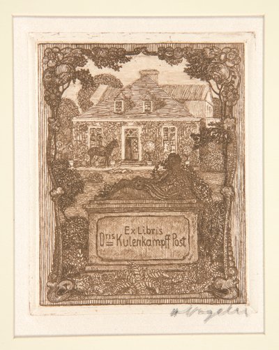Boekplaten door Heinrich Vogeler