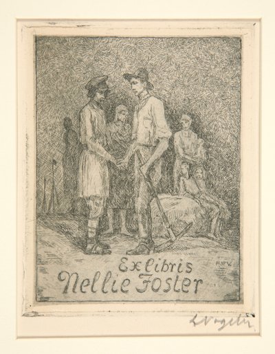 Boekplaten door Heinrich Vogeler