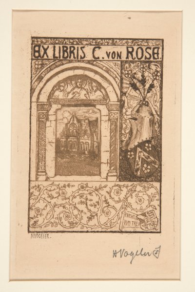 Boekplaten door Heinrich Vogeler