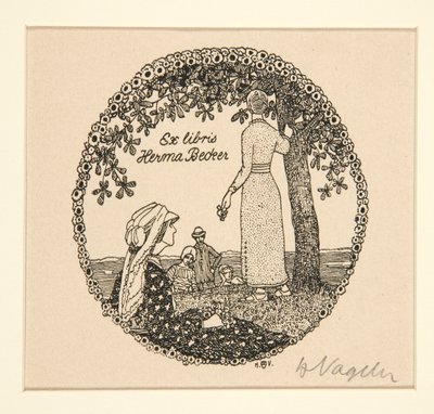Boekplaten door Heinrich Vogeler