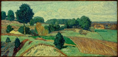 Worpsweder landschap door Heinrich Vogeler