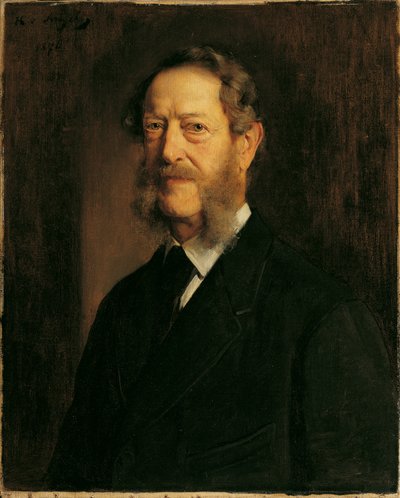 De dichter Anastasius Grün (alias Anton Alexander Graaf van Auersperg) door Heinrich von Angeli